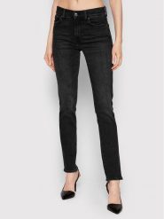 7 For All Mankind Jeansy Roxanne JSWXC320LB Czarny Slim Fit. Czarne jeansy damskie 7 for all mankind, bez wzorów, z bawełny. Za 989.99 zł.