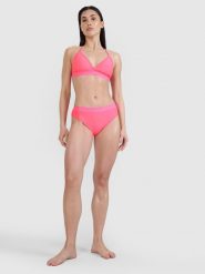 4F Dół od bikini damski - różowy S. Czerwone bikini 4F, s, bez wzorów, z elastanu. W wyprzedaży za 39.99 zł.