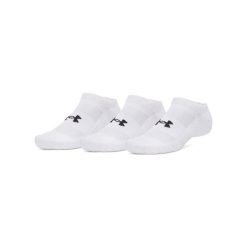 Under Armour UA PERFORMANCE COTTON 3PK NS Skarpetki unisex. Białe skarpetki damskie Under Armour, bez wzorów, z bawełny. W wyprzedaży za 48.99 zł.