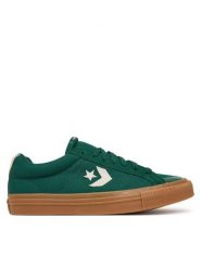 Converse Tenisówki Sport Casual A19258C Zielony. Zielone trampki męskie Converse, bez wzorów, z materiału, casualowe, bez zapięcia. Za 259.99 zł.