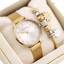 KOMPLET PREZENTOWY DAMSKI PAUL LORENS - Zegarek + bransoletka - (zg550e). Zegarki damskie Paul Lorens. Za 164.18 zł.