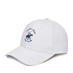 Czapka z daszkiem Beverly Hills Polo Club. Białe czapki damskie Beverly Hills Polo Club, bez wzorów. Za 79.99 zł.