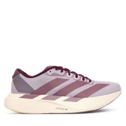 Buty do biegania adidas. Fioletowe obuwie sportowe damskie Adidas, bez wzorów, bez zapięcia, do biegania. Za 649.99 zł.