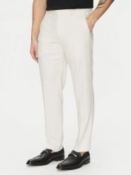 Michael Kors Spodnie garniturowe MK0SP01067 Écru Regular Fit. Eleganckie spodnie męskie Michael Kors, m, bez wzorów, z syntetyku. Za 489.99 zł.