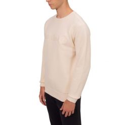 Sweter Męski Timberland Crew Neck. Białe swetry męskie Timberland, m, bez wzorów, z bawełny, casualowe, bez kołnierzyka, bez ramiączek. Za 369.00 zł.