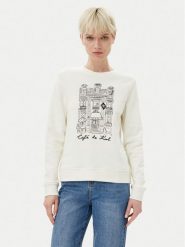 KARL LAGERFELD Bluza A2W20057 Écru Regular Fit. Bluzy damskie KARL LAGERFELD, xxl, bez wzorów, z bawełny, bez ramiączek, bez kaptura. Za 479.99 zł.