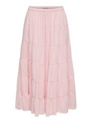 ONLY Spódnica maxi Kelly 15374229 Różowy jasny A-Line Fit. Czerwone spódnice damskie ONLY, s, bez wzorów, z bawełny, maxi. Za 169.99 zł.