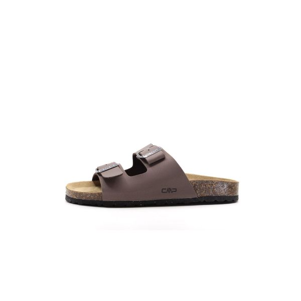 Klapki damskie CMP ECO THALITHA. Brązowe klapki damskie CMP, bez wzorów, sportowe, bez obcasa, bez zapięcia. Za 139.99 zł.