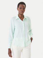 Rinascimento Koszula CFC0127447003 Zielony Regular Fit. Zielone koszule damskie Rinascimento, m, bez wzorów, z syntetyku, bez kołnierzyka, bez ramiączek. Za 279.99 zł.