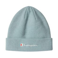 Czapka Champion Beanie Cap 806064. Niebieskie czapki damskie Champion, na zimę, bez wzorów, sportowe. Za 54.90 zł.