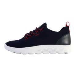 Obuwie Sportowe Męskie Geox Spherica Mężczyzna. Niebieskie buty sportowe męskie Geox, bez wzorów, bez zapięcia. W wyprzedaży za 439.35 zł.