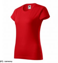 Basic 134 - ADLER - Koszulka damska, 160 g/m2 - czerwony 3XL. Czerwone bluzki damskie MALFINI, m, bez wzorów, bez kołnierzyka, bez ramiączek. Za 42.36 zł.