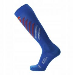 Skarpety narciarskie dla dorosłych UYN Natyon 3.0 Ski Socks Norway. Niebieskie skarpetki damskie UYN, bez wzorów. Za 169.99 zł.