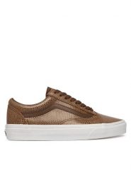 Vans Tenisówki Old Skool VN000EDYFST1 Brązowy. Brązowe trampki i tenisówki damskie Vans, bez wzorów, ze skóry, bez zapięcia. Za 429.99 zł.
