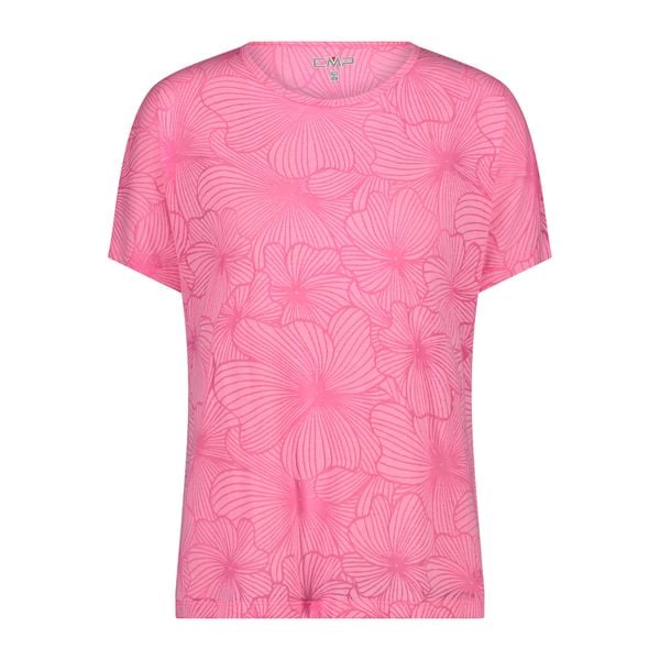 Damska koszulka w kwiaty CMP. Czerwone bluzki damskie CMP, bez wzorów, z bawełny, sportowe, bez kołnierzyka, bez ramiączek. Za 130.00 zł.