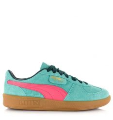 Tenisówki Puma Model Palermo Kolor Niebieski. Zielone trampki i tenisówki damskie Puma, bez wzorów, z materiału, bez zapięcia. Za 294.70 zł.