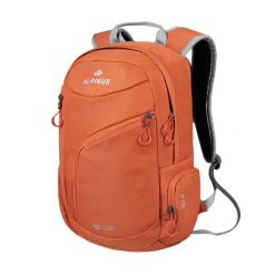 Plecak Alpinus turystyczny Lecco 15. Brązowe plecaki męskie Alpinus, z aplikacjami, z materiału. Za 159.00 zł.