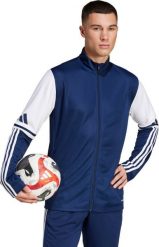Bluza męska adidas Squadra 25 Training granatowo-biała JD2978 S. Białe bluzy męskie Adidas, m, bez wzorów, bez ramiączek, bez kaptura. Za 115.41 zł.