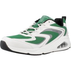 Tenisówki Skechers Model 177424s Tres-air Uno Kolor Zielony. Zielone trampki i tenisówki damskie Skechers, bez wzorów, z materiału, bez zapięcia. Za 379.99 zł.