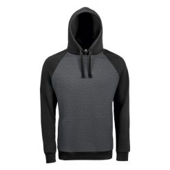Bluza Z Kapturem Unisex Dla Dorosłych Seattle. Czarne bluzy męskie SOL'S, m, bez wzorów, z kapturem. Za 193.99 zł.