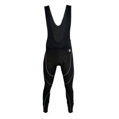 Spodnie rowerowe męskie Rogelli FOBELLO z wkładką żelową i membraną. Czarne spodnie sportowe męskie Rogelli, m, bez wzorów, rowerowe. Za 330.00 zł.