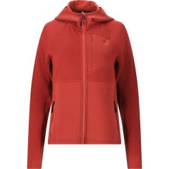 Bluza trekkingowa damska Whistler Langley Power Stretch. Czerwone bluzy damskie Whistler, bez wzorów, bez ramiączek, bez kaptura. W wyprzedaży za 201.99 zł.