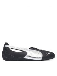 Puma Baleriny Speedcat Ballet Nova Metallic Wns 408342 02 Czarny. Czarne balerinki damskie Puma, bez wzorów, ze skóry, bez obcasa, bez zapięcia. Za 399.99 zł.