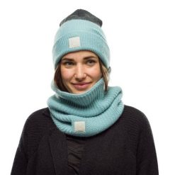 Czapka Zimowa dla dorosłych Buff Knitted Hat. Niebieskie czapki damskie Buff, na zimę, bez wzorów, sportowe. Za 71.00 zł.