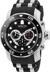 Zegarek Invicta Zegarek marki Invicta model 697 kolor Czarny. Akcesoria męski. Sezon: Cały rok NoSize. Czarne zegarki męskie Invicta, bez wzorów. Za 443.24 zł.