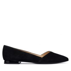 Baleriny HÖGL. Czarne balerinki damskie HÖGL, bez wzorów, bez obcasa, bez zapięcia. Za 699.99 zł.