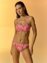 4F Góra od bikini damska - czerwona XL. Czerwone bikini 4F, xl, bez wzorów, z materiału. Za 69.99 zł.