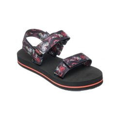 Sandały dla Kobiety ROXY CAGE Czarny. Czerwone sandały damskie Roxy, bez wzorów, z gumy, bez obcasa, bez zapięcia. Za 209.99 zł.
