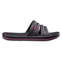 Klapki damskie Martes Essentials Vedi. Czarne klapki damskie MARTES ESSENTIALS, na lato, bez wzorów, z materiału, sportowe, z otwartym noskiem, bez obcasa, bez zapięcia. Za 34.03 zł.