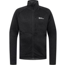 Kurtka w góry męska Jack Wolfskin Taiga. Czarne kurtki męskie Jack Wolfskin, l, bez wzorów, z materiału, klasyczne, bez kaptura. Za 395.50 zł.