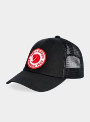Czapka z daszkiem Fjallraven 1960 Logo Langtradarkeps. Szare czapki damskie Fjällräven, na lato, bez wzorów, z bawełny. Za 148.49 zł.