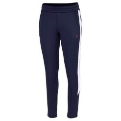 Spodnie treningowe damskie Fila Janice. Niebieskie spodnie dresowe damskie Fila, bez wzorów, z dresówki, casualowe. Za 414.00 zł.