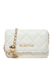 Valentino Torebka Ocarina VBS3KK52R Biały. Białe listonoszki damskie Valentino, bez wzorów, ze skóry, bez dodatków. Za 579.99 zł.