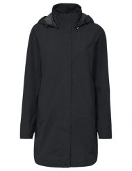 Kurtka damska Mineo 2.5L Coat. Czarne kurtki damskie Vaude, l, bez wzorów, z materiału, bez kaptura. Za 763.05 zł.