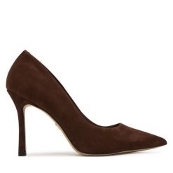 Szpilki Aldo. Brązowe szpilki damskie Aldo, bez wzorów, bez obcasa, na szpilce, bez zapięcia. Za 319.99 zł.