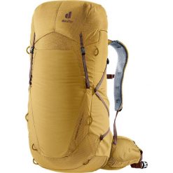 Plecak trekkingowy Deuter Aircontact Ultra 50 + 5 - savanna/raisin. Brązowe plecaki damskie Deuter, bez wzorów, sportowe. Za 1,122.99 zł.