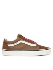 Vans Tenisówki Old Skool VN000D6WRPK1 Brązowy. Brązowe trampki i tenisówki damskie Vans, bez wzorów, ze skóry, bez zapięcia. Za 299.99 zł.