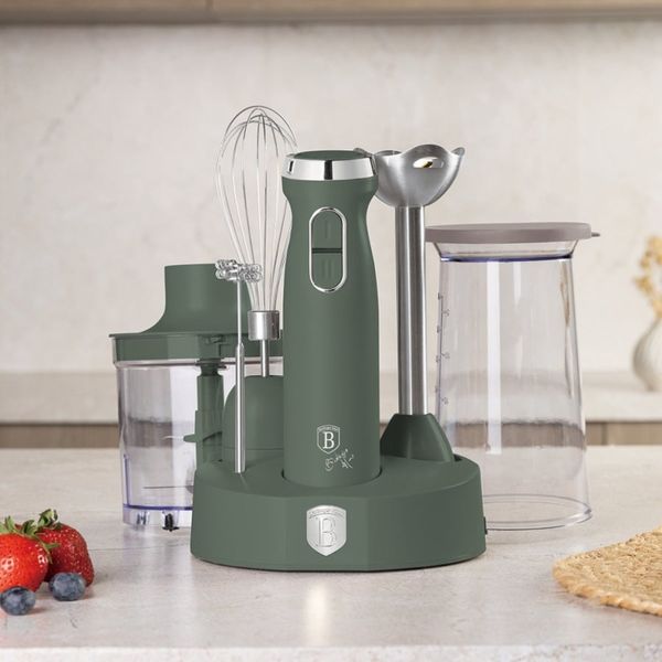 Blender ręczny 6w1 BerlingerHaus LP-BH-264 Matte Green. Zielone blendery Berlinger Haus. Za 302.00 zł.