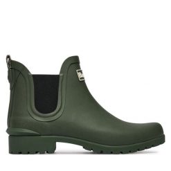 Kalosze Barbour. Zielone kalosze damskie Barbour, bez wzorów, bez zapięcia. Za 296.99 zł.