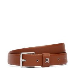 Pasek Damski Tommy Hilfiger. Brązowe paski damskie Tommy Hilfiger, bez wzorów. Za 229.99 zł.