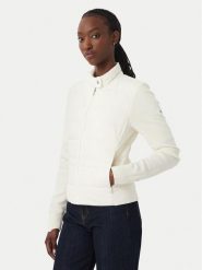 Tommy Hilfiger Kurtka przejściowa WW0WW51095 Kremowy Regular Fit. Białe kurtki damskie Tommy Hilfiger, xxs, bez wzorów, z syntetyku, bez kaptura. Za 949.99 zł.