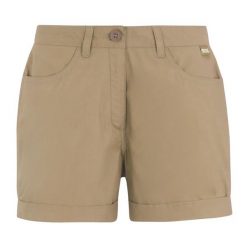 Damskie szorty chino Regatta Pemma. Brązowe szorty damskie Regatta, bez wzorów. Za 109.99 zł.