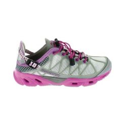 Buty do wędrówek amfibijne dla kobiet Élémenterre Colca. Szare obuwie trekkingowe damskie Elementerre, z nylonu, bez zapięcia. Za 257.50 zł.