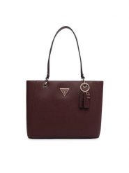 Guess Torebka Noelle II HWZG96 72250 Bordowy. Czerwone shopperki damskie Guess, z aplikacjami, ze skóry, bez dodatków. Za 674.99 zł.