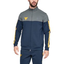 Under Armour Project Rock Bluza Niebieski. Niebieskie bluzy męskie Under Armour, s, bez wzorów, z elastanu, rockowe, bez ramiączek, bez kaptura. Za 498.95 zł.
