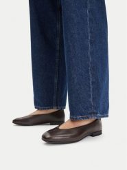 Lasocki Baleriny CEO-RST-ROMI-67 Brązowy ciemny. Brązowe balerinki damskie Lasocki, bez wzorów, ze skóry, bez obcasa, bez zapięcia. Za 159.99 zł.